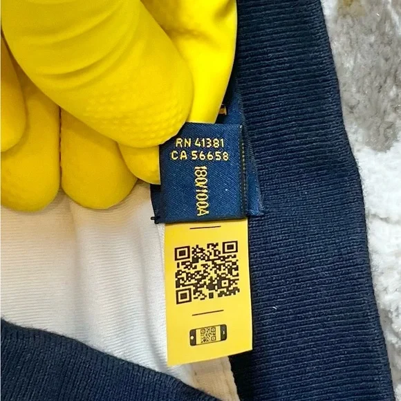 Polo Ralph Lauren Colorblock Polo Shirt White/Red/Navy Size L - Picture 5 of 8